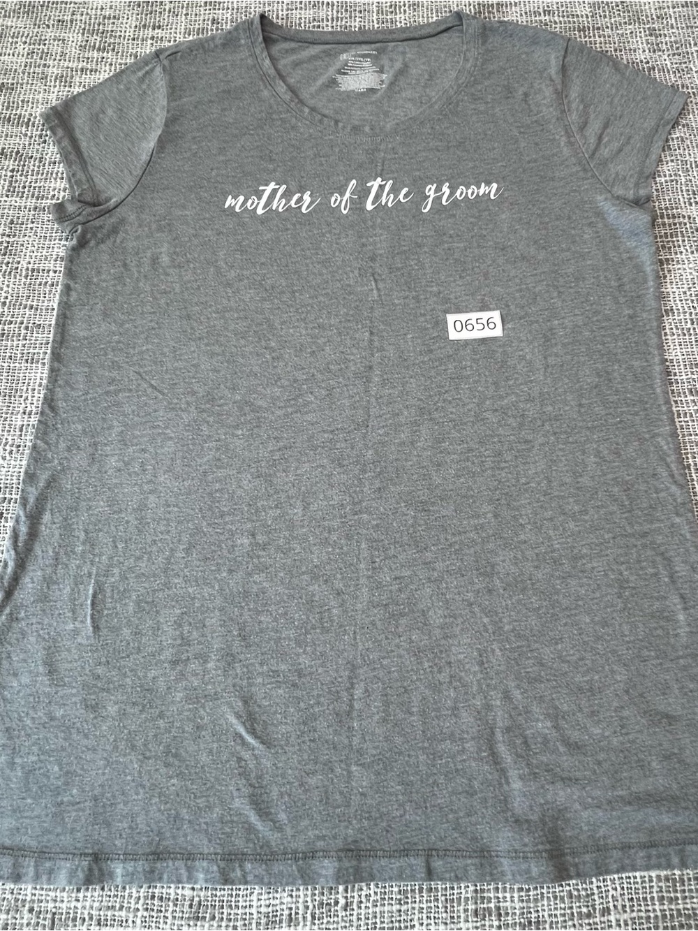 No Boundaries Gray "mother of the groom" Short Sleeve Tee
